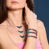 Purple Elixir | .925 Sterling Silver | Firefly Glass Infinity Clasp Necklace